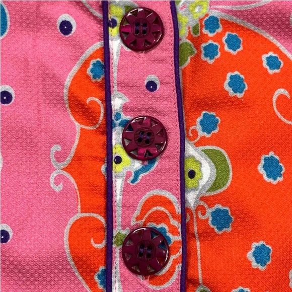 Anthro Maeve Funky Retro Mod Print Shift Dress w/Pockets - Picture 6 of 10